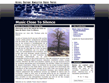 Tablet Screenshot of music-close-to-silence.net